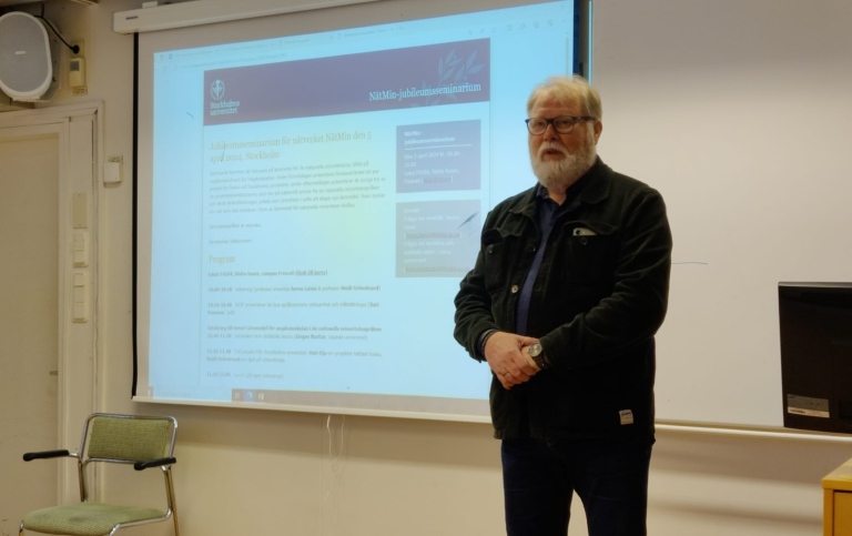 Jarmo Lainio på NätMin-seminariet 20240405