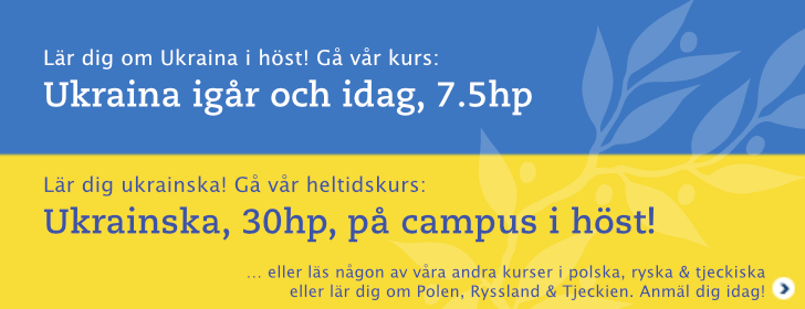 Läs polska, ryska, tjeckiska eller ukrainska i höst! Eller lär dig om länder i östeuropa!!